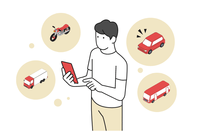 プラン選択イラスト