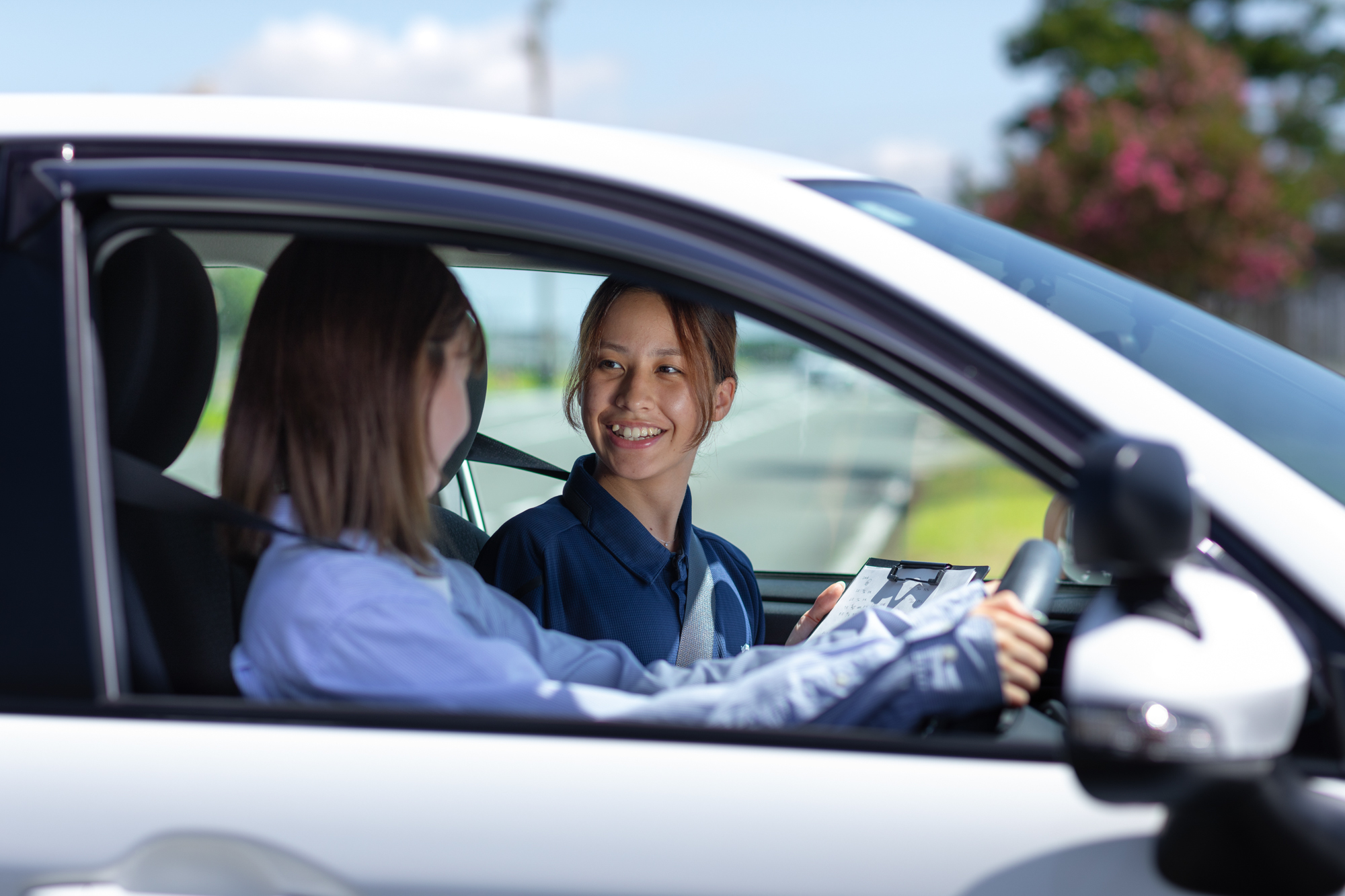 ハマIN自動車学校の教習の様子