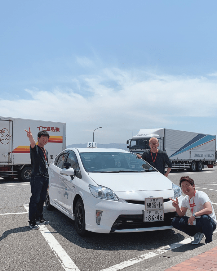 七尾自動車学校の教習の様子